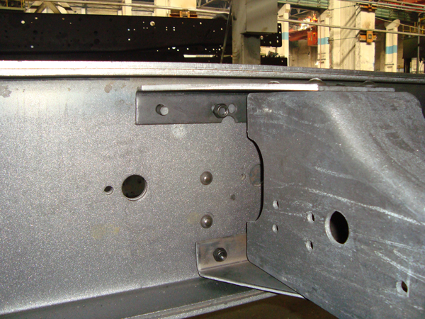 Riveted workpiece